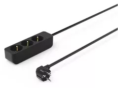 Фильтр электрический Hama 223012 3-Way Power Strip Touch Protect 1.4m black