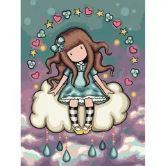 Картина по номерам Ideyka (KHO8672) April's Showers Santoro Gorjuss Collection, 30х40