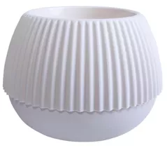 Ghiveci pentru flori Aleana 116003 Boho d17 cm, white rose