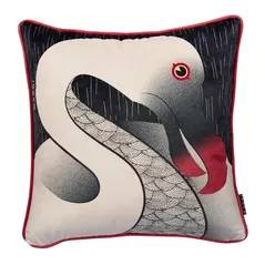 Lenjerie de pat Moooi 250688 Dodo Pavone Cushion 50x50 Black
