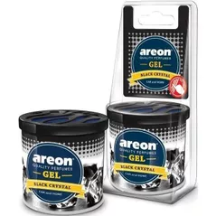 Ароматизатор для автомобиля Areon Gel Can Blister (Black Crystal)