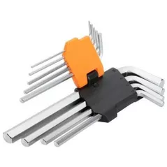 Set de unelte de mână Tolsen Set 9 chei hexagonale extra-lungi 1,5x10mm (20049)