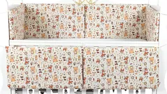 Бортик для кроватки PernaMea Forest Bej 120x60cm (PM.101755/11)