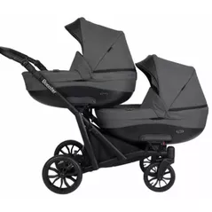 Сărucior pentru copii Kunert Carucior 2in1 pentru gemeni Booster Graphit (bo.3)