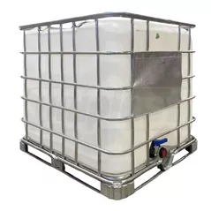 Duș de vară Pitmas IBCPIMTAS, rezervor cubic IBC 1000 L (alb)