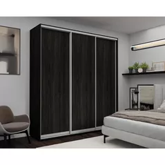 Шкаф Nex Home Dulap cu uși glisante, 300x60x240cm, PAL, Antracit