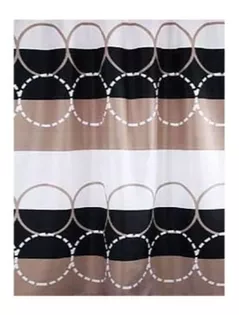 Занавеска для ванной Bisk 04438 TXT CIRCLE 180x200