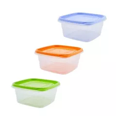 Контейнер для хранения пищи Aleana 168012 Omega, patrat, 2.1 l