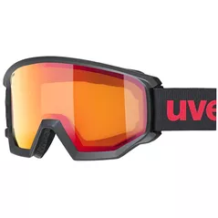 Ochelari de protecție Uvex Athletic FM Black Matt Dl/Red-Clear (S5505202530)