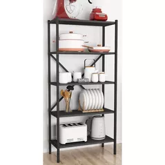 Этажерка Nex Home Кухня, 5 уровней, 66x35x128 см, Антрацит (13-05-01)