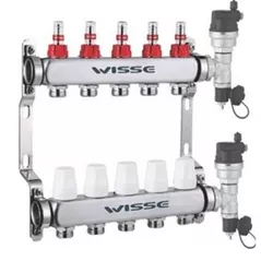 Комплект распределителей Wisse Set Distribuitor inox 1'' 10C cu debitmetre (58242)