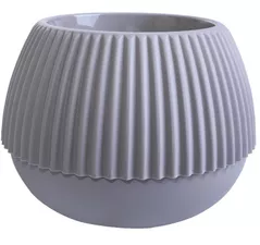 Ghiveci pentru flori Aleana 116003 Boho d17 cm, cacao