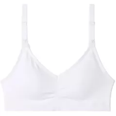 Sutien pentru alaptat Premaman HADBAD-BLA-T04 Sutien pentru alaptare fara cusaturi Alb, mărimea 4