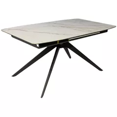 Стол Deco Belisima, extensibilă (160+60)x90x76 Gold White