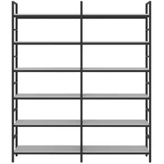 Офисный стеллаж Deco Raft arhiva modular M2 cu 6 nivele 197x34xH210cm