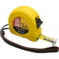 Bandă de măsurare Bau Welt 00700-701903 3m x 19mm corp plastic mat cu fixator
