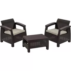 Садовая мебель Keter Corfu II Weekend Brown/Oat (258953)