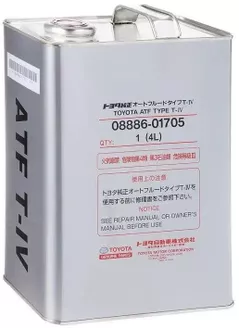 Масло Toyota ATF TYPE T-IV 4L