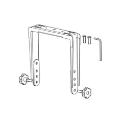 Аксессуар для музыкальных инструментов KV2 Audio EX6 PMNT Bracket - Adaptor Pole Mount EX6
