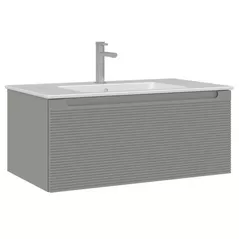 Шкаф под умывальник Orka Mobila de baie ORKA Olbia 80 Kasmir mat