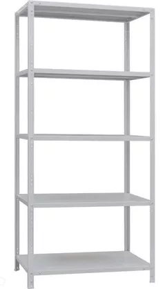 Cтеллаж складской УХЛ-МАШ СК 2,0/1000х600 Стеллаж средней нагрузки 120кг (2000x1000x600мм) (5 полок)