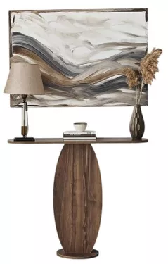 Стол Trendy Ellittica, Nuc, 100x81x30cm (GTR005835)