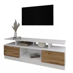 Тумба напольная для TV Smartex (16535) Т9 180cm TV Alb+Stejar inchis
