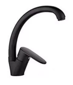 Смеситель кухонный Sandy 49196 Nobilis pipa F mat negru