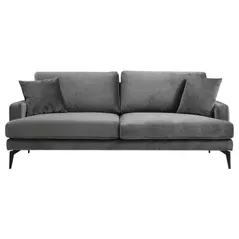 Диван Trendy Papira Gri, 90x88x205cm (3 locuri)