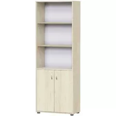 Офисный шкаф Tisam Шкаф книжный полузакрытый 2-дверный 802х403х1816мм (0632)