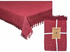 Домашний текстиль Andrea Fontebasso 56934 Fata de masa 150x300cm Volterra, 100% bumbac, granat