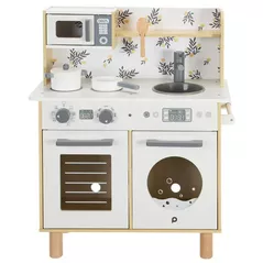 Игрушечная кухня и посуда Premaman PJQKD8-CCC-UNQ Bucatarie din lemn
