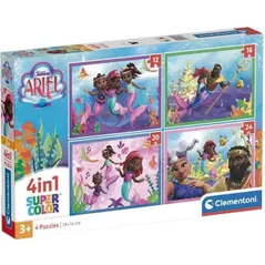 Puzzle Clementoni Puzzle 4în 1 Disney Ariel (21533)