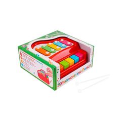 Jucărie muzicală Technok Toys (8201) Xilofon-pian pentru copii, roșu