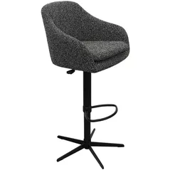 Scaun de bar Deco Bar Santi C3052V Platin