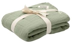 Аксессуар для пеленания BIBS 9402250 Paturica de muselina Swaddle Sage, 120x120cm