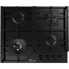 Plită încorporabilă pe gaz Tornado TRCB-1460 BL GL