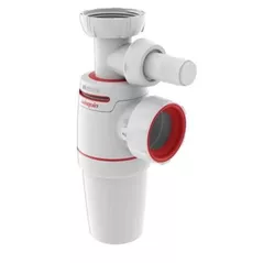 Sifon pentru chiuvetă bucătărie Wirquin Neo 11/4 D32 antivid+conectare MS (30950172)