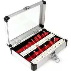 Set de tubulare, bite, duze MAR-POL M22548 Set freza lemn 8mm (15 buc)