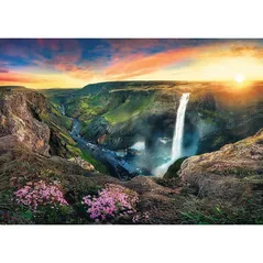 Головоломка Trefl 27091 Háifoss Waterfall, Iceland (2000 pcs)