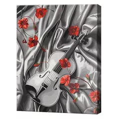 Tablou pe numere BrushMe BS54068 Pictura pe numere 40x50cm Eco Simfonia de matase