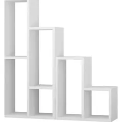 Raft de birou Trendy Sule, Alb 42x89x20cm, raft de carti