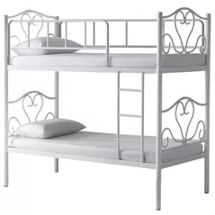 Кровать детская Evger R-50 двухъярусная 90x200cm White (без матраса)