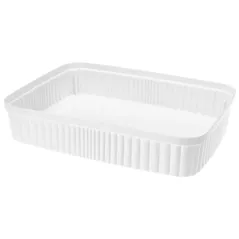 Cutie depozitare Promstore 49411 Cutie de depozitare Velvet 5.5l, 36x26.5x7cm, alb