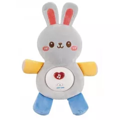 Мягкая игрушка Chipolino Rabbit DIG02406028 Grey с музыкой и светом