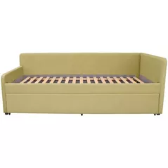 Кровать детская Interdepo LEO 90 Left bed, Оливковый зеленый