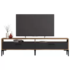 Comodă TV Trendy Istanbul 2, Antracit de nuc