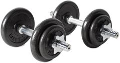 Ganteră PX Sport 10243 Set gantera reglabila 20kg, Black Painted Dumbbell, WS-108