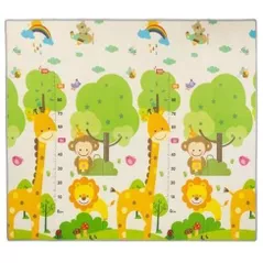 Covoraș de joacă Chipolino DKZ1818JUNG Jungle 178x178cm