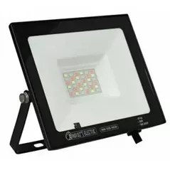 Reflector Horoz REMIX-30W, 6400K+RGB, negru (068-020-0030)